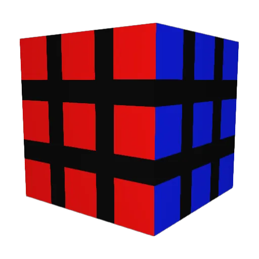 Andorthy Minecraft avatar head, 3D render