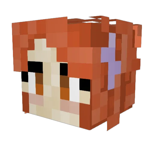 Andr0meda_xp Minecraft avatar head, 3D render