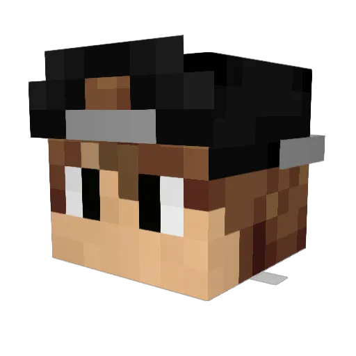 Andrade83 Minecraft avatar head, 3D render