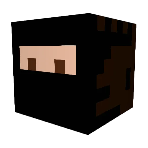 Andrazax Minecraft avatar head, 3D render