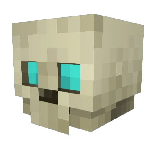Andrazo Minecraft avatar head, 3D render