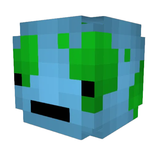 Andre12 Minecraft avatar head, 3D render