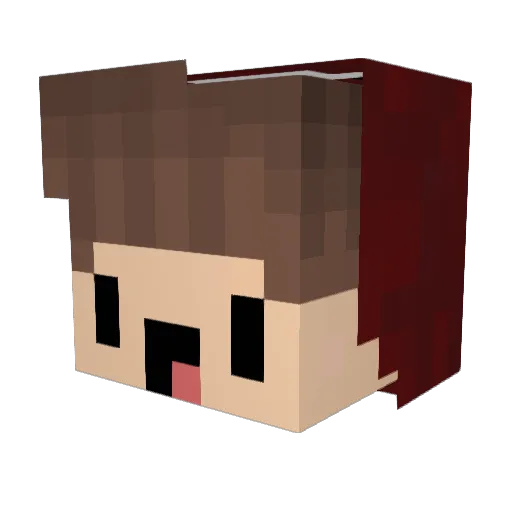Andre15117 Minecraft avatar head, 3D render