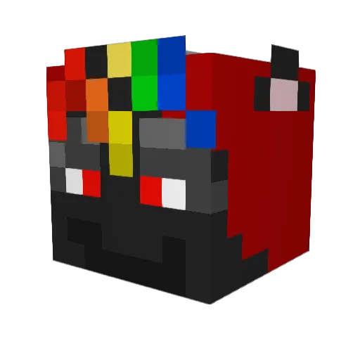 Andre16hej Minecraft avatar head, 3D render