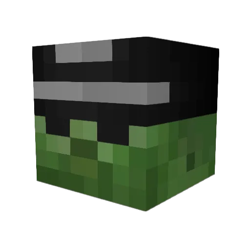 Andre3ee Minecraft avatar head, 3D render