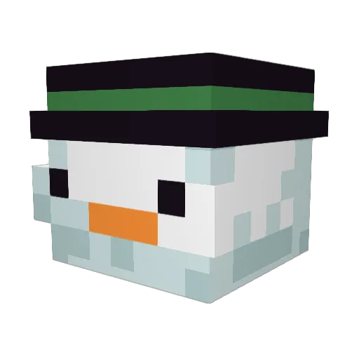 Andre51615 Minecraft avatar head, 3D render