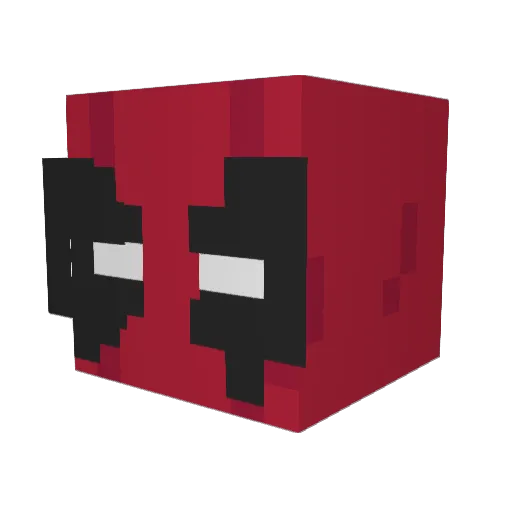 AndreDi Minecraft avatar head, 3D render