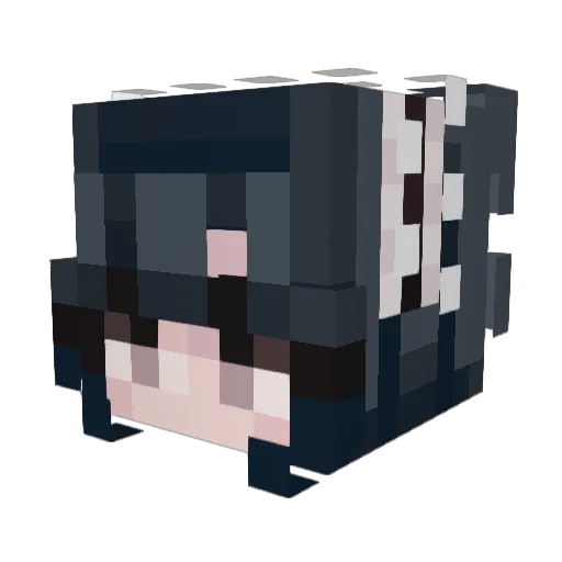AndreMessi Minecraft avatar head, 3D render