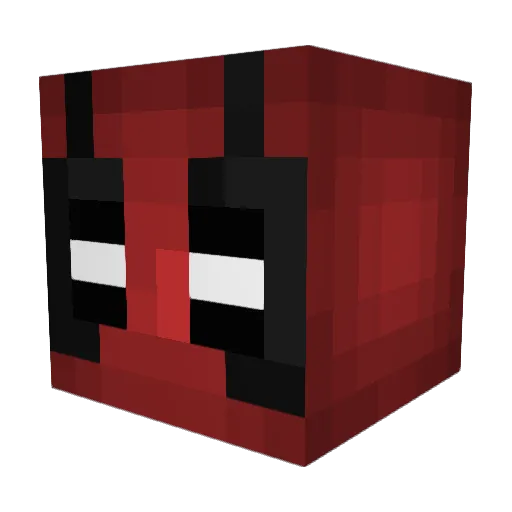 AndreOmsk Minecraft avatar head, 3D render