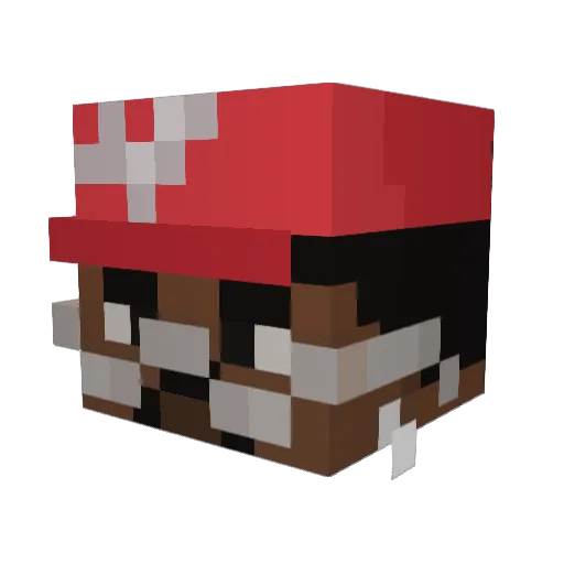 AndreTheSon12 Minecraft avatar head, 3D render