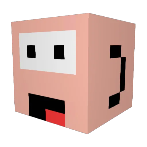 Andre_Barwinski Minecraft avatar head, 3D render