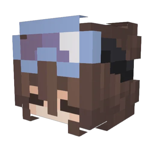 Andre_Ness Minecraft avatar head, 3D render