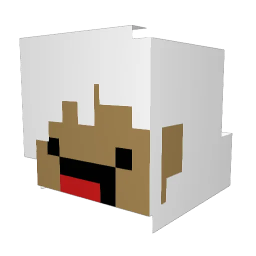 Andre__00 Minecraft avatar head, 3D render