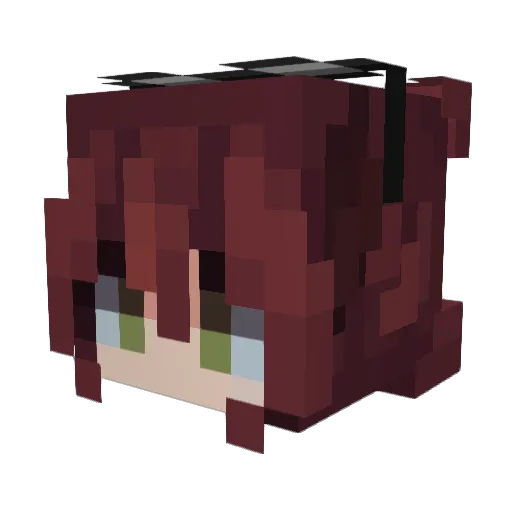 Andrea189 Minecraft avatar head, 3D render