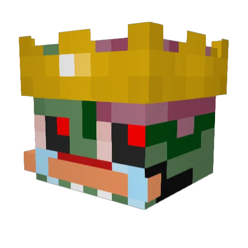 Andrea3413 Minecraft avatar head, 3D render