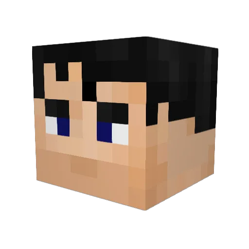 Andrea96CS Minecraft avatar head, 3D render