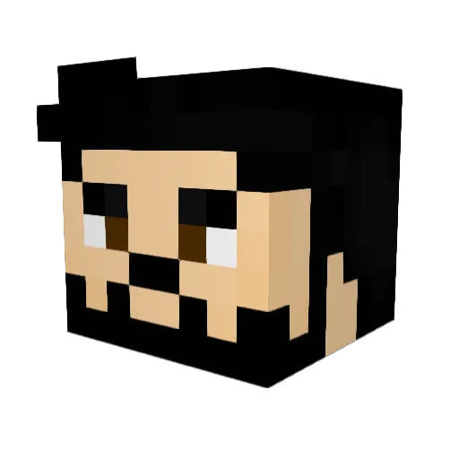 Andrea_Zboczelli Minecraft avatar head, 3D render