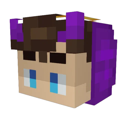 Andreagod231 Minecraft avatar head, 3D render