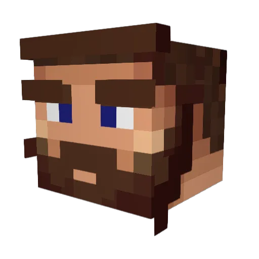 Andreas030304 Minecraft avatar head, 3D render
