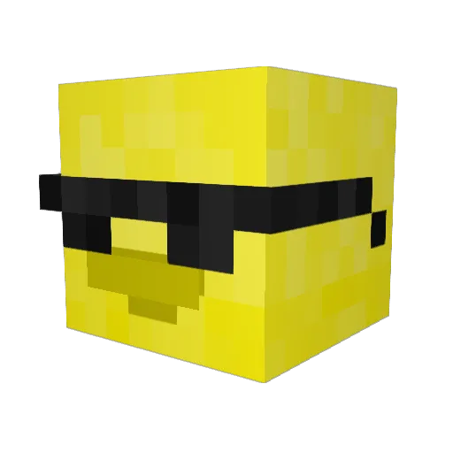 Andreas2900 Minecraft avatar head, 3D render