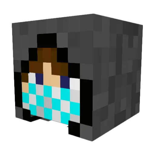 Andreas_OH Minecraft avatar head, 3D render