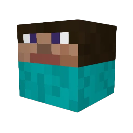 Andreas_S_B Minecraft avatar head, 3D render