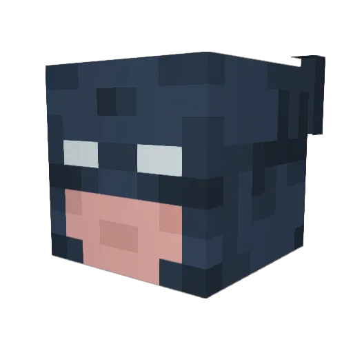 Andreasfint Minecraft avatar head, 3D render