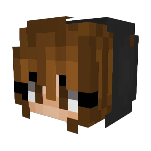 Andreasm11 Minecraft avatar head, 3D render