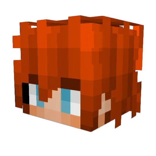 Andreasmh Minecraft avatar head, 3D render
