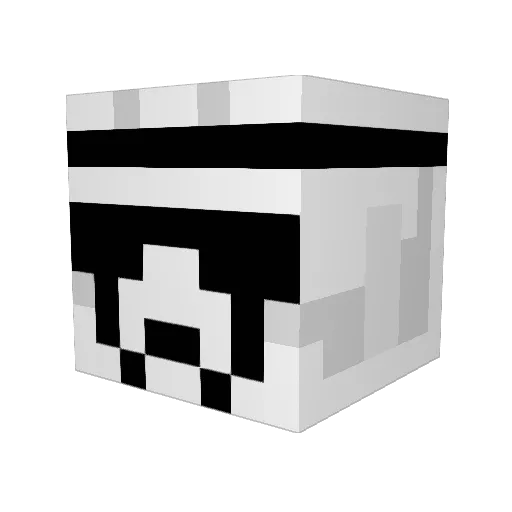 Andreassl Minecraft avatar head, 3D render