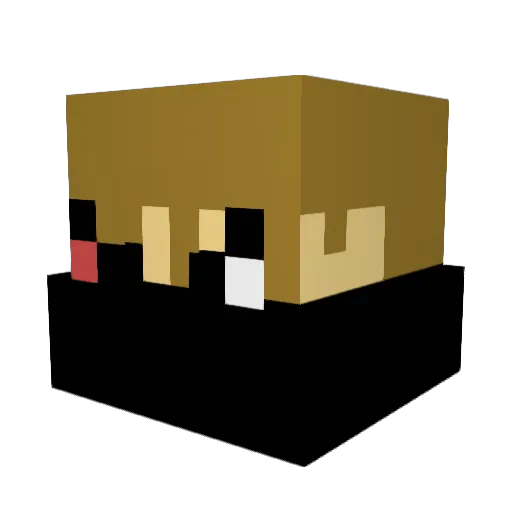 Andrebos12 Minecraft avatar head, 3D render