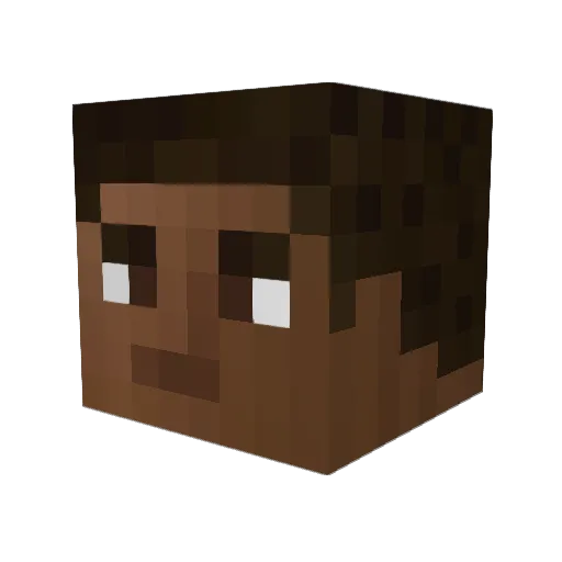 Andreboss763 Minecraft avatar head, 3D render