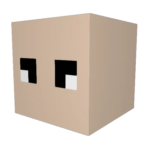 Andrec2001 Minecraft avatar head, 3D render