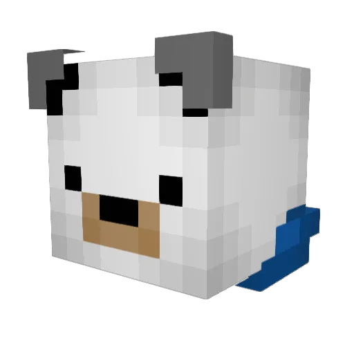 Andreer_ Minecraft avatar head, 3D render