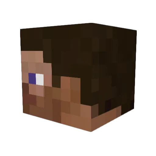 Andrei91 Minecraft avatar head, 3D render