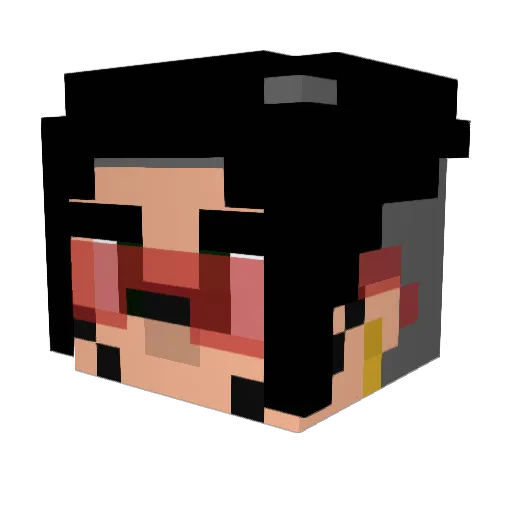 AndreiBarb67 Minecraft avatar head, 3D render