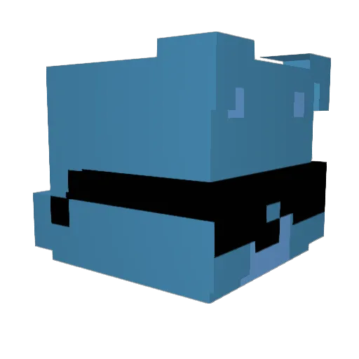 AndreiPatan16 Minecraft avatar head, 3D render