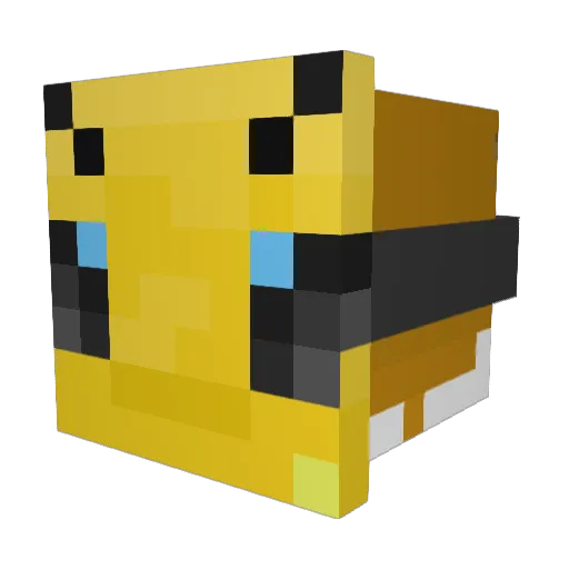 AndreiacAraujo Minecraft avatar head, 3D render