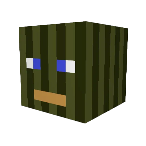 AndrejS4 Minecraft avatar head, 3D render