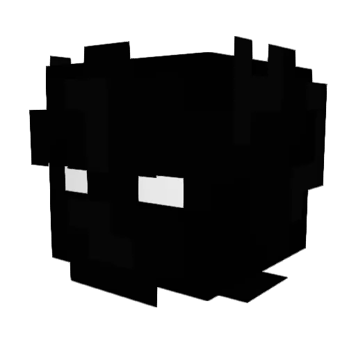 Andrek11122 Minecraft avatar head, 3D render