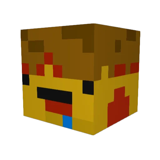 Andrenum1 Minecraft avatar head, 3D render