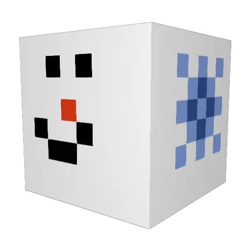 Andreo33 Minecraft avatar head, 3D render