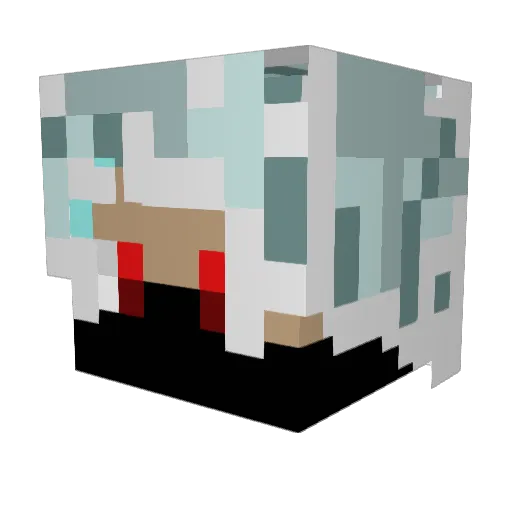 Andres200977 Minecraft avatar head, 3D render