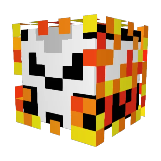 AndresCol15 Minecraft avatar head, 3D render