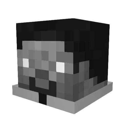 AndresEeee Minecraft avatar head, 3D render