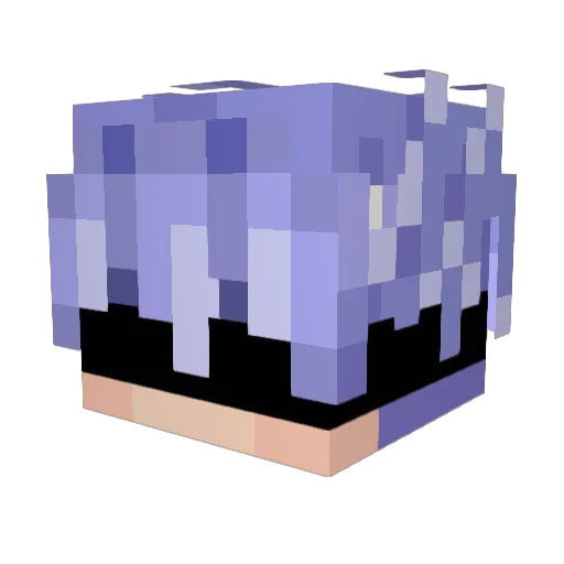 AndresJP2 Minecraft avatar head, 3D render