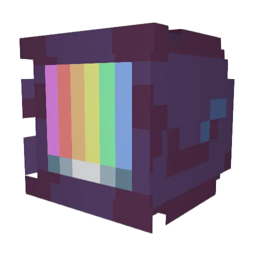 AndresLeay Minecraft avatar head, 3D render