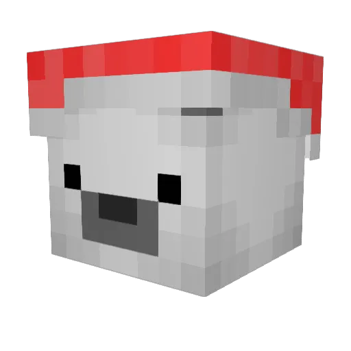 AndresTheBomb Minecraft avatar head, 3D render