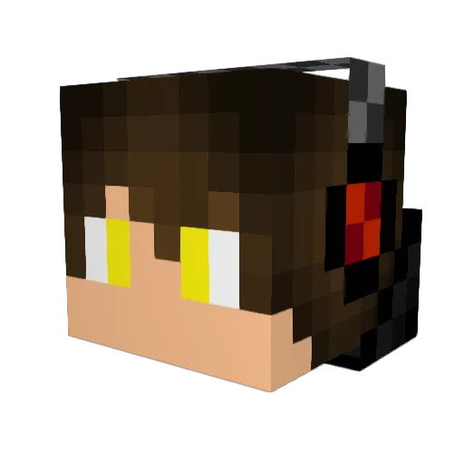 Andres_AC Minecraft avatar head, 3D render