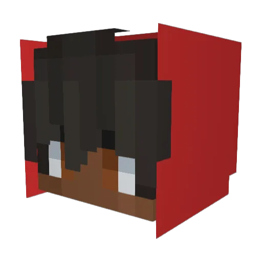 Andres_craft Minecraft avatar head, 3D render